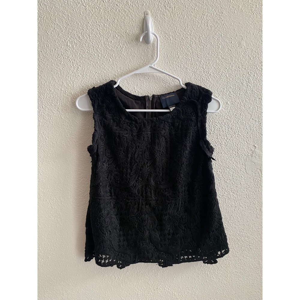 Roberto Cavalli black lace bohemian embroidery blouse US size 4